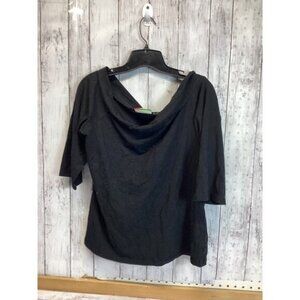 Acubi mermaidcore fairycore Peruvian Women 1X Black shoulder Blouse